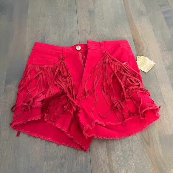 Pink cowgirl shorts - Picture 1 of 3